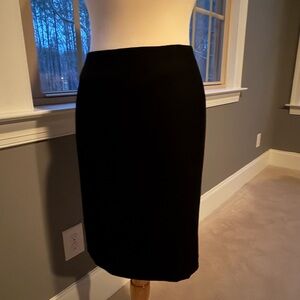 NWT Talbots Petites Classic Black Pencil Skirt 4P